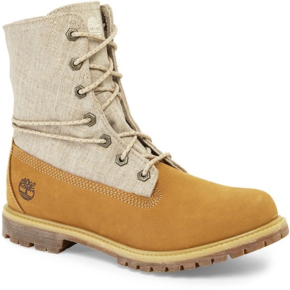 COPY - Timberland fold down fold over canvas boot